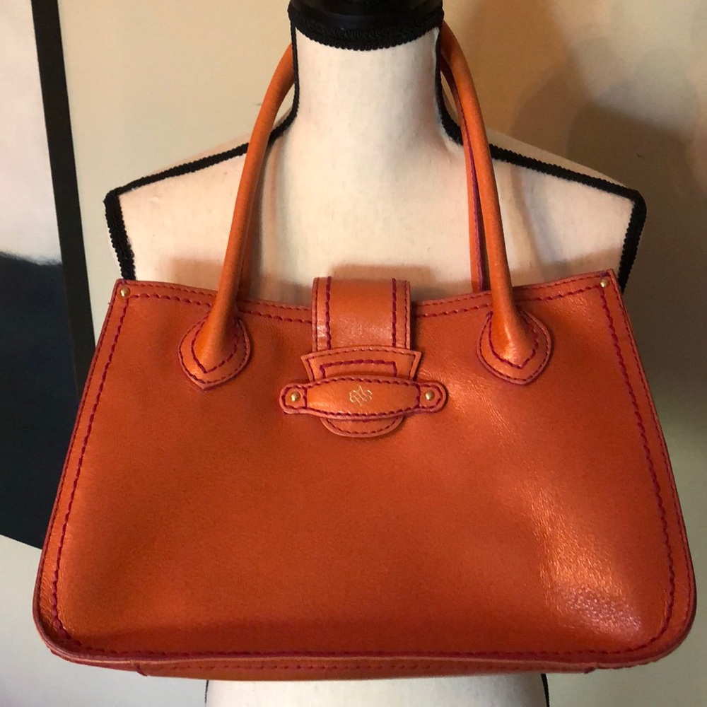 Amazing Authentic Antonio Melani Orange leather